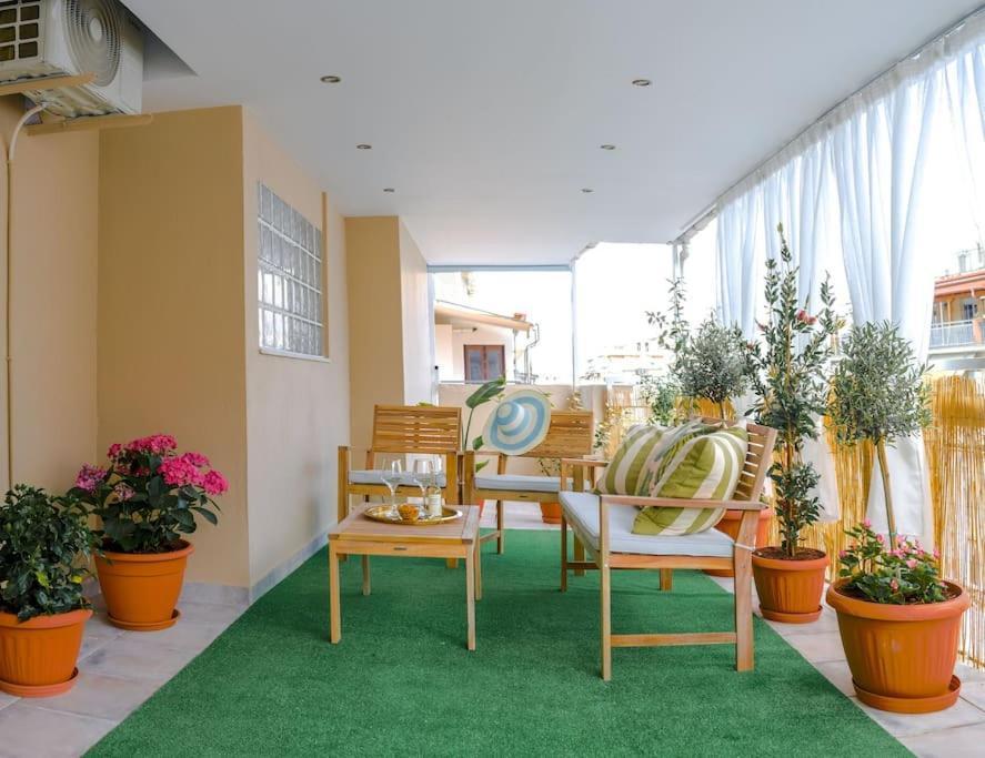 Flowery Penthouse In City Centre Of Thessaloníki Eksteriør billede